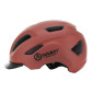 CASQUE VELO ADULTE AUVRAY URBAIN REFLEX BORDEAUX IN-MOLD TAILLE 56-59 REGLAGE MOLETTE 3700807709485