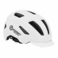 CASQUE VELO ADULTE AUVRAY URBAIN REFLEX BLANC IN-MOLD TAILLE 53-56 REGLAGE MOLETTE 3700807709447