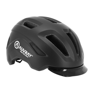 CASQUE VELO ADULTE AUVRAY URBAIN REFLEX NOIR IN-MOLD TAILLE 53-56 REGLAGE MOLETTE 3700807709508