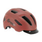 CASQUE VELO ADULTE AUVRAY URBAIN REFLEX BORDEAUX IN-MOLD TAILLE 56-59 REGLAGE MOLETTE 3700807709485