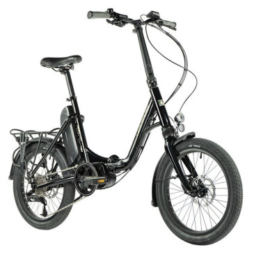 EBIKE LEADER FOX "URBAN FOLDABLE" 20'' HARLAN 2023 "Unisex" Black 8 Speed.BAFANG CENTRAL ENGINE- M300 36V 80Nm BATTERY 14Ah 8592826036148