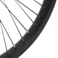 ROUE BMX 20" ARRIERE NOIR MOYEU FLIP-FLOP ALU NOIR 48T. AXE PLEIN 14mm AVEC ECROUS 3700948294260