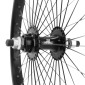 ROUE BMX 20" ARRIERE NOIR MOYEU FLIP-FLOP ALU NOIR 48T. AXE PLEIN 14mm AVEC ECROUS 3700948294260