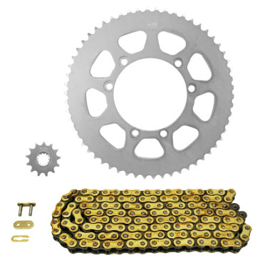 CHAIN AND SPROCKET KIT FOR FANTIC 50 CABALLERO E CASA 2016>2019, REGOLARITA CASA 2006>2012, E PERFORMANCE 2017>2020 420 13x58 (REAR SPROCKET Ø 100/115/8.25). -AFAM- 5400598046292