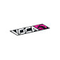 AUTOCOLLANT/STICKER VOCA RACING 110x40 mm ROSE (VENDU A L'UNITE) 3700948276396