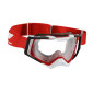 MOTOCROSS GOOGLES- PROGRIP 3309 TR RAPID RED/WHITE/BLACK - LIGHT SENSITIVE CLEAR LENS -No Scratch-/ANTI U.V./No Fog (EEC Approved-EN-N° AC-96025 REV.2) 0801766028990