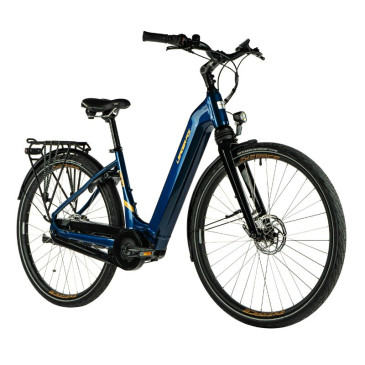 EBIKE LEADER FOX "URBAN" 28" NEBA 2023 UNISEX - BLUE - CENTRAL ENGINE BAFANG M420 36V - 80 nm Battery 15 Ah - 8 Speed (Frame 20'' = 52cm - size L - RIDER'S HEIGHT : 178cm to 185cm) 8592826036285