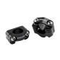 HANDLEBAR RISER VOCA HB28 CNC (ADAPTOR Ø 28,6mm) BLACK (CENTRES 34,8mm) (PAIR) 3700948184424