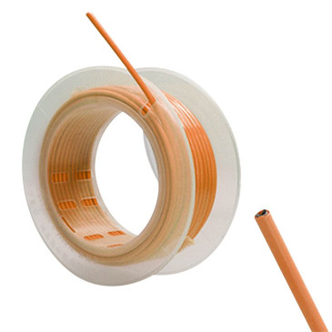 GAINE POUR CABLE D'EMBRAYAGE 50 A BOITE VOCA TEFLON DIAM 6 mm LONGUEUR 20 M ORANGE 3700948276310