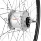 ROUE VTT 24" NOIRE AVANT MOYEU ALU AXE PLEIN DH-C3000 6V/3W JANTE 19C 3660429886202