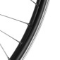 ROUE VTT 24" NOIRE AVANT MOYEU ALU AXE PLEIN DH-C3000 6V/3W JANTE 19C 3660429886202