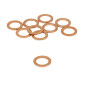 DRAIN PLUG GASKET - BRASS - Ø 12 x 18 x 1,50 mm (10 PARTS IN BLISTER PACK) -ARTEIN- 8434579068789