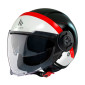 HELMET-OPEN FACE MT VIALE SV S 68 SOLID- A5 DUAL SCREEN- MATT BLACK /PEARL RED XS (ECE 22.06) 8434639172760