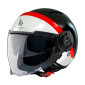 HELMET-OPEN FACE MT VIALE SV S 68 SOLID- A5 DUAL SCREEN- MATT BLACK /PEARL RED M (ECE 22.06) 8434639172784