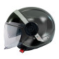 HELMET-OPEN FACE MT VIALE SV S 68 SOLID- D2 DUAL SCREEN- MATT GREY S (ECE 22.06) 8434639172838