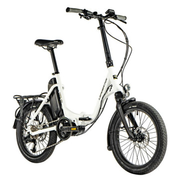 EBIKE LEADER FOX "URBAN FOLDABLE" 20'' HARLAN 2023 "Unisex" White 8 Speed.BAFANG CENTRAL ENGINE- M300 36V 80Nm BATTERY 14Ah 8592826036360