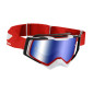 MOTOCROSS GOOGLES- PROGRIP 3309 FL RAPID RED/WHITE/BLACK - LIGHT SENSITIVE MIRRORED LENS -No Scratch-/ANTI U.V./No Fog (EEC Approved-EN-N° AC-96025 REV.2) 0801766029331