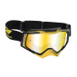 MOTOCROSS GOOGLES- PROGRIP 3309 FL RAPID GREY/GOLD/BLACK - LIGHT SENSITIVE MIRRORED LENS -No Scratch-/ANTI U.V./No Fog (EEC Approved-EN-N° AC-96025 REV.2) 0801766029386