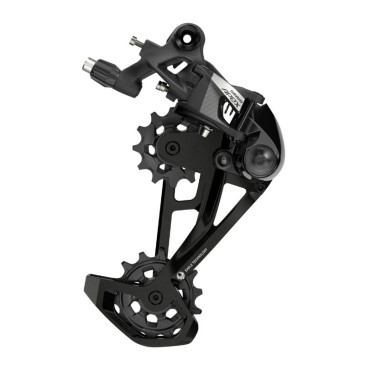 DERAILLEUR ROUTE / GRAVEL ARRIERE SRAM 12V. APEX EAGLE D1 CHAPE MOYENNE NOIR MONO PLATEAU MAX 52DTS 0710845887529