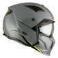 HELMET - FOR TRIAL - MT STREETFIGHTER SV SOLID- GLOSS GREY S SINGLE CLEAR VISOR- WITH REMOVABLE CHIN GUARD (+ 1 EXTRA ADDITIONAL DARK VISOR) (ECE 22.06) 8434639167025