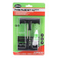 REPAIR KIT FOR TUBELESS TYRE - MOTORBIKE/SCOOTER/QUAD (Tool ans strings) -SLIME- 0716281511486