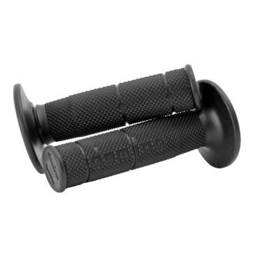 REVETEMENT POIGNEE DOMINO MOTO OFF ROAD 6131 NOIR CLOSED END 120mm (PAIRE) 8033900009653