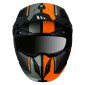 HELMET - FOR TRIAL - MT STREETFIGHTER SV TWIN C4 MATT BLACK /ORANGE FLUO XS SINGLE CLEAR VISOR- WITH REMOVABLE CHIN GUARD (+ 1 EXTRA ADDITIONAL MIROR VISOR) (ECE 22.06) 8434639184862