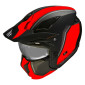 HELMET - FOR TRIAL - MT STREETFIGHTER SV TWIN C5 MATT BLACK /RED L SINGLE CLEAR VISOR- WITH REMOVABLE CHIN GUARD (+ 1 EXTRA ADDITIONAL MIROR VISOR) (ECE 22.06) 8434639183186