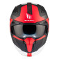 HELMET - FOR TRIAL - MT STREETFIGHTER SV TOTEM B15 GREY/RED - MATTXXL (2XL) SINGLE CLEAR VISOR- WITH REMOVABLE CHIN GUARD (+ 1 EXTRA ADDITIONAL DARK VISOR) (ECE 22.06) 8434639170179