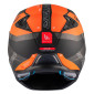 HELMET - FOR TRIAL - MT STREETFIGHTER SV TOTEM B4 GREY/ORANGE - MATT XS SINGLE CLEAR VISOR- WITH REMOVABLE CHIN GUARD (+ 1 EXTRA ADDITIONAL DARK VISOR) (ECE 22.06) 8434639170308