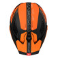 HELMET - FOR TRIAL - MT STREETFIGHTER SV TOTEM B4 GREY/ORANGE - MATT L SINGLE CLEAR VISOR- WITH REMOVABLE CHIN GUARD (+ 1 EXTRA ADDITIONAL DARK VISOR) (ECE 22.06) 8434639170339