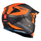 HELMET - FOR TRIAL - MT STREETFIGHTER SV TOTEM B4 GREY/ORANGE - MATT L SINGLE CLEAR VISOR- WITH REMOVABLE CHIN GUARD (+ 1 EXTRA ADDITIONAL DARK VISOR) (ECE 22.06) 8434639170339