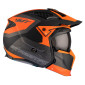 HELMET - FOR TRIAL - MT STREETFIGHTER SV TOTEM B4 GREY/ORANGE - MATT XL SINGLE CLEAR VISOR- WITH REMOVABLE CHIN GUARD (+ 1 EXTRA ADDITIONAL DARK VISOR) (ECE 22.06) 8434639170346