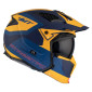 HELMET - FOR TRIAL - MT STREETFIGHTER SV TOTEM C3 BLUE/YELLOW - MATT XS SINGLE CLEAR VISOR- WITH REMOVABLE CHIN GUARD (+ 1 EXTRA ADDITIONAL DARK VISOR) (ECE 22.06) 8434639170186