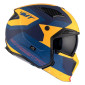 HELMET - FOR TRIAL - MT STREETFIGHTER SV TOTEM C3 BLUE/YELLOW - MATT XS SINGLE CLEAR VISOR- WITH REMOVABLE CHIN GUARD (+ 1 EXTRA ADDITIONAL DARK VISOR) (ECE 22.06) 8434639170186