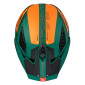 HELMET - FOR TRIAL - MT STREETFIGHTER SV TOTEM C6 GREEN/ORANGE - MATT XL SINGLE CLEAR VISOR- WITH REMOVABLE CHIN GUARD (+ 1 EXTRA ADDITIONAL DARK VISOR) (ECE 22.06) 8434639170285