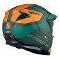 HELMET - FOR TRIAL - MT STREETFIGHTER SV TOTEM C6 GREEN/ORANGE - MATT XL SINGLE CLEAR VISOR- WITH REMOVABLE CHIN GUARD (+ 1 EXTRA ADDITIONAL DARK VISOR) (ECE 22.06) 8434639170285