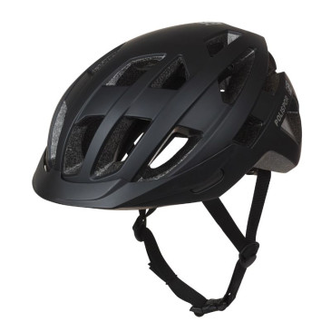 CASQUE VELO CITY ADULTE POLISPORT CITY-MOVE IN-MOLD NOIR MAT AVEC VISIERE NOIR TAILLE 54-58 SYSTEM QUICK LOCK 5604415139604