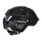 CASQUE VELO CITY ADULTE POLISPORT CITY-MOVE IN-MOLD NOIR MAT AVEC VISIERE NOIR TAILLE 54-58 SYSTEM QUICK LOCK 5604415139604