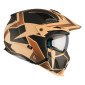 HELMET - FOR TRIAL - MT STREETFIGHTER SV P1R BLACK/SAND COLOUR-MATT L SINGLE CLEAR VISOR- WITH REMOVABLE CHIN GUARD (+ 1 EXTRA ADDITIONAL DARK VISOR) (ECE 22.06) 8434639173606