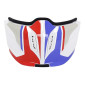 MENTONNIERE AMOVIBLE MT POUR CASQUE TRIAL STREETFIGHTER SV BLANC/BLEU/ROUGE BRILLANT 8434639080928