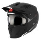 HELMET - FOR TRIAL - MT STREETFIGHTER SV SOLID-MATT BLACK L SINGLE CLEAR VISOR- WITH REMOVABLE CHIN GUARD (+ 1 EXTRA ADDITIONAL MIROR VISOR) (ECE 22.06) 8434639166981