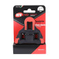 CALE PEDALE P2R COMPATIBLE SHIMANO ROUTE SPD-SL FIXE 0° NOIR/ROUGE (PAIRE) 3700948269497