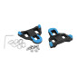 CALE PEDALE P2R COMPATIBLE SHIMANO ROUTE SPD-SL MOBILE 2° NOIR/BLEU (PAIRE) 3700948269480