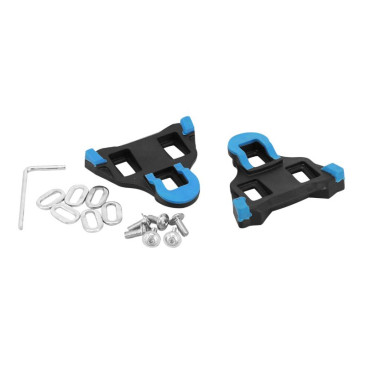 CALE PEDALE P2R COMPATIBLE SHIMANO ROUTE SPD-SL MOBILE 2° NOIR/BLEU (PAIRE) 3700948269480