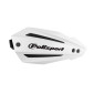 POLISPORT WRAP-AROUND CLOSED HANDGUARDS - BULLIT WHITE (INCLUDING UNIVERSAL MOUNTING KIT) 5604415126888