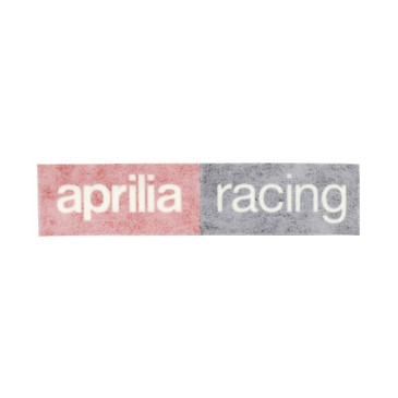 AUTOCOLLANT/STICKER/DECOR GARDE BOUE AVANT APRILIA RACING ORIGINE PIAGGIO COMMUN A LA GAMME APRILIA -2H001617-