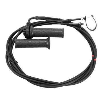 CABLE/COMMANDE/TRANSMISSION DE GAZ+MANCHON/POIGNEE ORIGINE PIAGGIO 125-300 MP3 YOURBAN -CM085701-