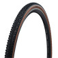 PNEU CYCLOCROSS 700 X 33 SCHWALBE X-ONE ALLROUND NOIR/BRONZE TUBELESS READY TS (30-622) COMPATIBLE VAE 4026495920520