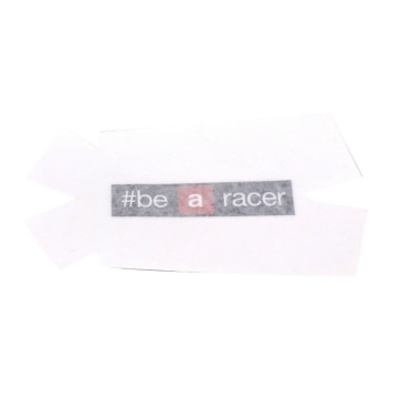 AUTOCOLLANT/STICKER/DECOR GARDE BOUE AVANT (BE A RACER) ORIGINE APRILIA 50 RX, SX 2018> -2H003634-